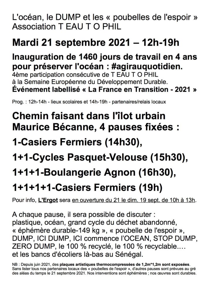 Nos exposants loacaux permanents et nos dates de RDV